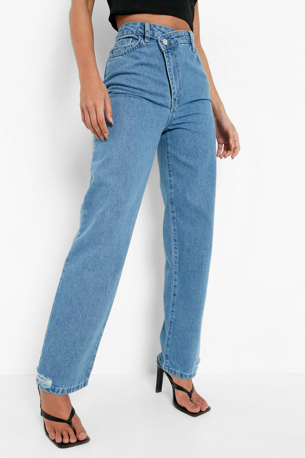 Over hot sale waist jeans